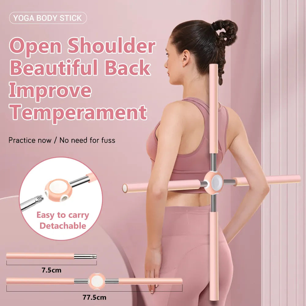 Yoga Stick Stretching