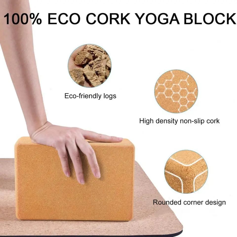 Pilates Cork Yoga Block