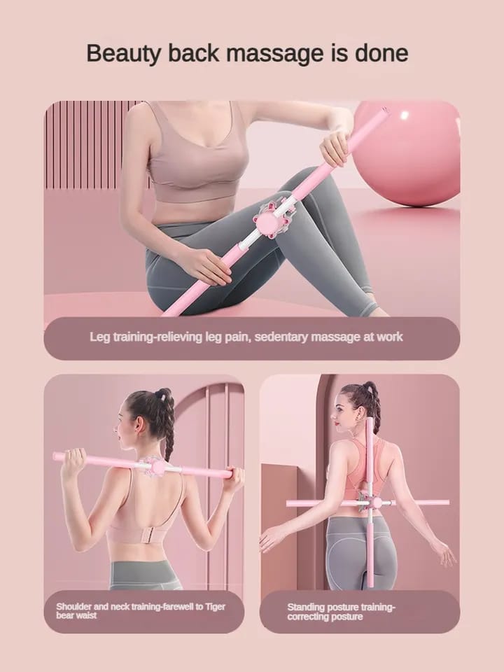Yoga Stick Stretching