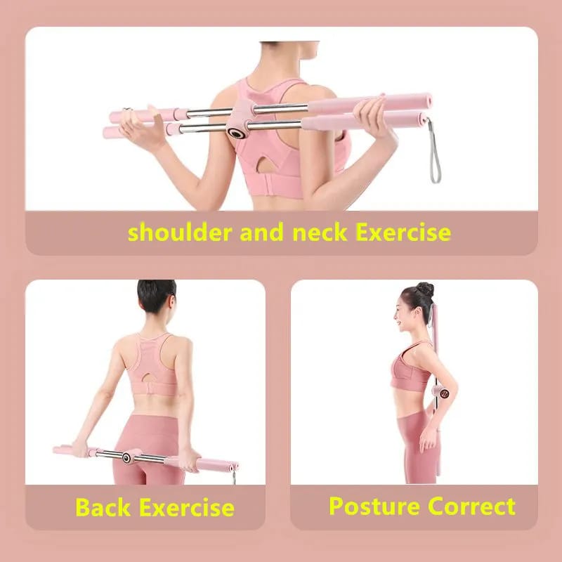 HLEOQVE Yoga Training Sticks for Posture,Yoga Sticks Stretching